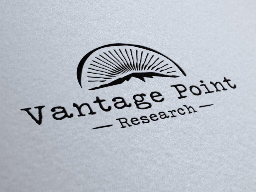 Logo example for a historical research company.