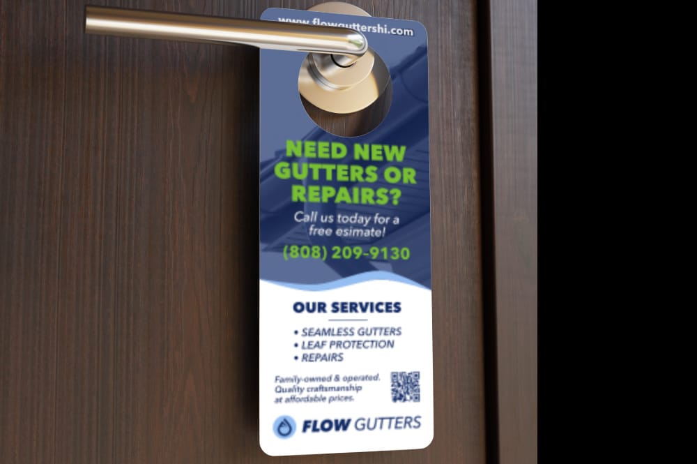 door hanger brochures