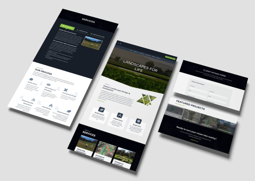 Ola Design Group website design
