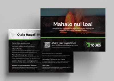 Business postcard design