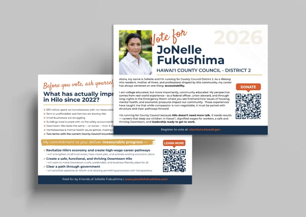 Campaign flyer design